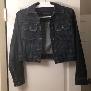 Banana Republic cropped denim jacket